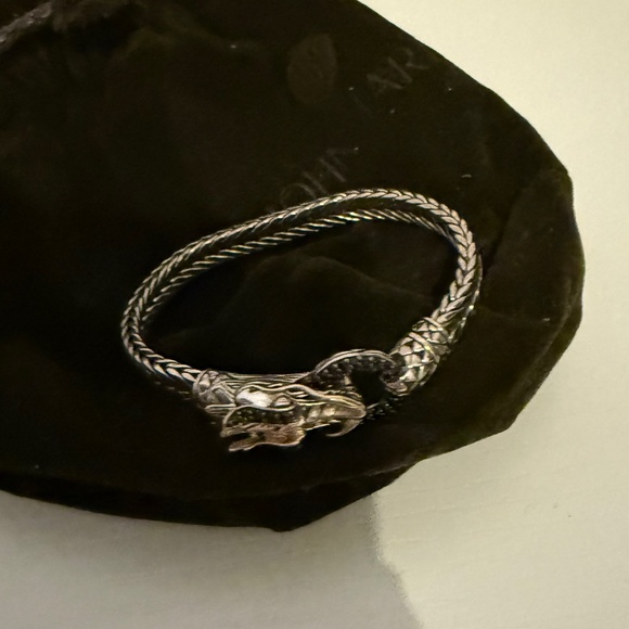 John Hardy Black Sapphire & diamond dragon bracelet - Picture 2 of 5